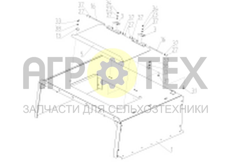 Чертеж Крыша (101.14.31.010)